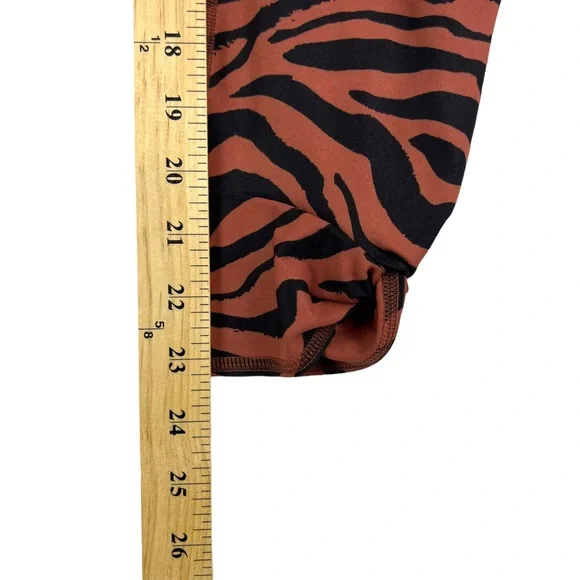 Fabletics PureLuxe Twist Leggings Womens Size XS Brown Black - Picture 15 of 15